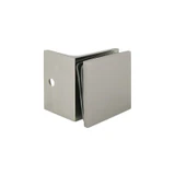 CSGC037, Fixed Panel Square Clamp With Leg for Frameless Shower Door — CSGC037