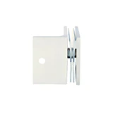 CSGC037, Fixed Panel Square Clamp With Leg for Frameless Shower Door — CSGC037