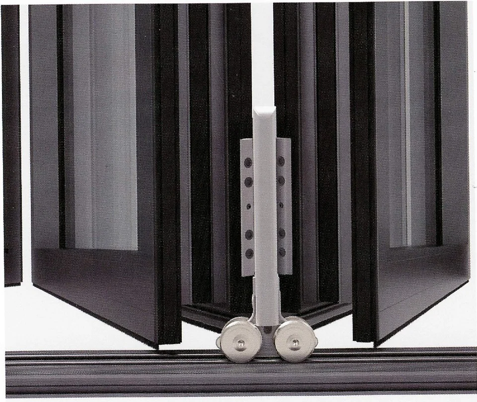 FD-95 stainless-steel roller carriage and lower track