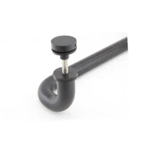 CM17410, Ø 1 X 10"(CTC), Solid Aluminum Singled-Side Offset Pull Handles — CM17410-MB — Matte Black
