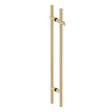 CLLPA48, 48" Locking Ladder Pull, 316 Stainless Steel Tube in 1/16" Thickness — CLLPA48 — Brushed Gold — 48"