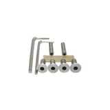 CEL180, Heavy Duty Adjustable Glass-to-Glass 180° with Cover Plate Hinge, For 3/8"~1/2" Glass — CEL180CH