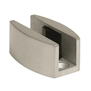 LS307,CRL Laguna Series Adjustable Bottom Floor Guide — LS307BS — Brushed Stainless