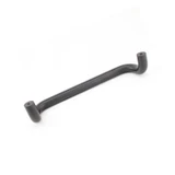 CM17410, Ø 1 X 10"(CTC), Solid Aluminum Singled-Side Offset Pull Handles — CM17410-MB — Matte Black