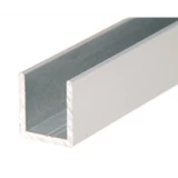 CSDCD12, Polished Chrome, U Channel for 1/2" Shower Door Fixed Panel — CSDCD12
