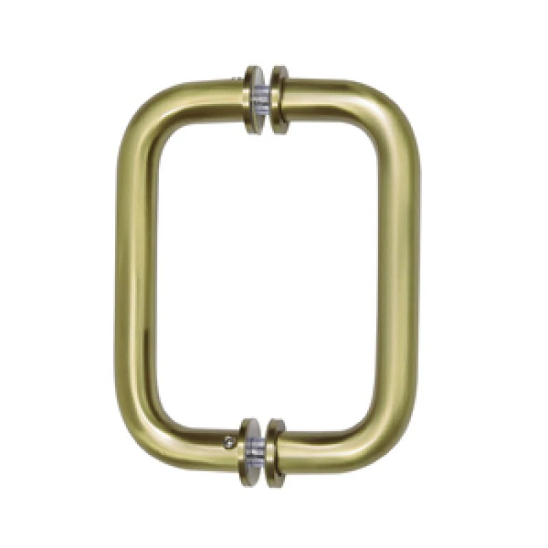 BM6X6BBRZ,CRL Brushed Bronze 6" BM Series Tubular Back-to-Back Pull Handle — BM6X6BBRZ