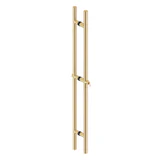 CLLPA48, 48" Locking Ladder Pull, 316 Stainless Steel Tube in 1/16" Thickness — CLLPA72 — Brushed Gold — 72"
