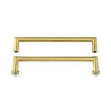 CMT, Round Tubing Mitered Corner Back to Back Pull Handle — CMT24X24