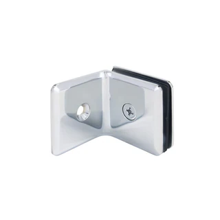 CBGC039 Fixed Panel Beveled, Wall / Ceiling Mount Clamp With Leg — CBGC039