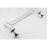 CM17410, Ø 1 X 10"(CTC), Solid Aluminum Singled-Side Offset Pull Handles