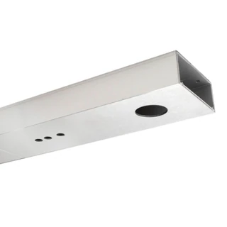 H45 Single, FHC 36" Single Door Header 1-3/4" X 4-1/2" — H45 — Brushed Stainless