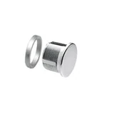 DAR30, CRL Mortise Dummy Cylinder — DRA30 — Polished Stainless Steel