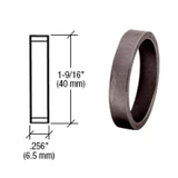 DRA256,CRL .256" Straight Cylinder Ring — DRA256DU — Dark Bronze