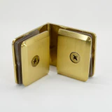 CBGC90 Beveled, 90º Degree Glass to Glass Shower Door Clamp — CBGC90
