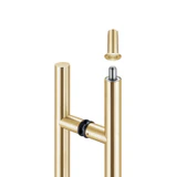 CLLP, Locking Ladder Pull, 304 tube in 1/16" thickness — CLLP48 — Brushed Gold — 48"