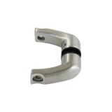 CLPOF， Offset Mount Mid-Post for Ladder Pulls (1 Set) — CLPOF — Brushed Stainless Steel