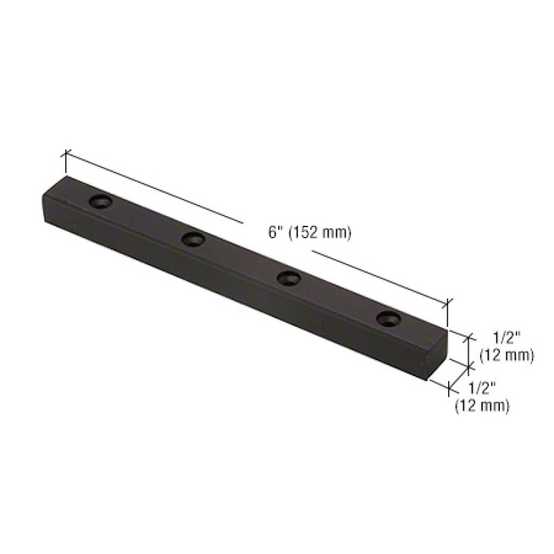 1NT308DU-CRL- Bronze Header Mounted Double Door Stop — 1NT308DU