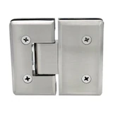 CC0L180, Frameless Shower Door, 180°, Glass to Glass Hinge — CC0L180