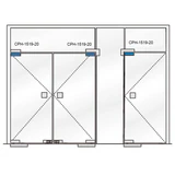CPH1519-20, Top Patch — CPH1519-20 — Brushed Stainless Steel