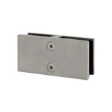 CGTGS180, 180° Railing Glass to Glass Clamp — CGTGS180-SSS — Brushed Stainless Steel
