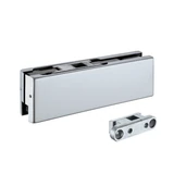 CPH22 Door Top Patch Fitting — CPH22 — Brushed Stainless Steel