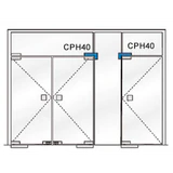 CPH40 Side Mount Transom Patch Fitting — CPH40 — Aluminum