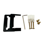 CP1N344, Adjustable Wall Mount Offset Back Plate Hinge for frameless Shower Door — CP1N344