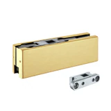 CPH22 Door Top Patch Fitting — CPH22 — Brushed Gold