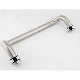 CM17412, Ø 1 X 12"(CTC), Singled-Side Offset Pull Handles Brushed Stainless Steel