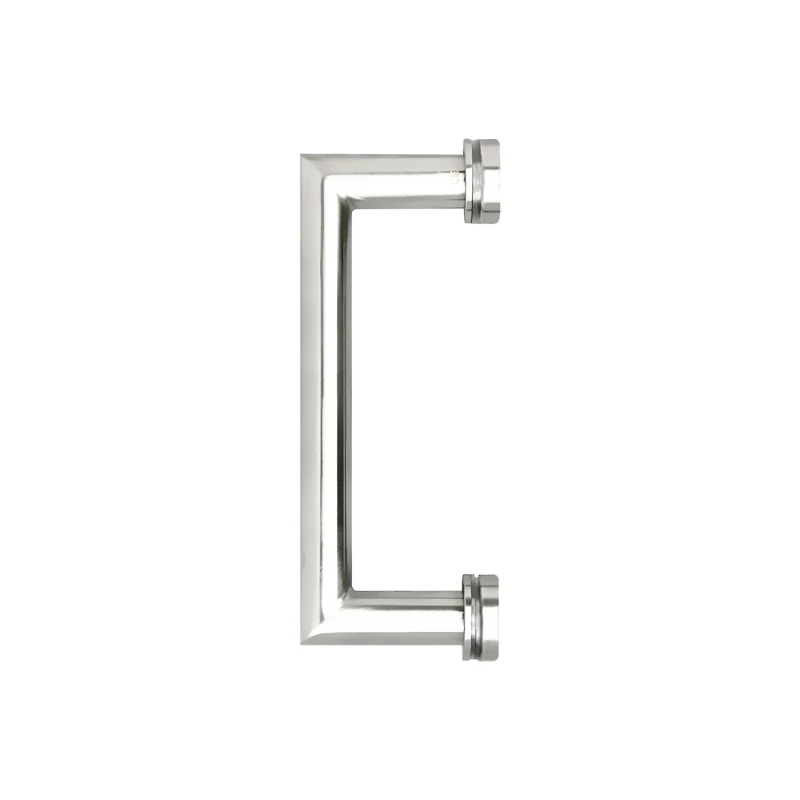 CMT, Round Tubing Mitered Corner Singled-Sided Pull Handle — CMT6