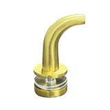 CDRH1, Robe Hook for 5/16-1/2" Glass, Thru-Glass Mounting — CDRH1
