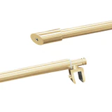 C2703, FRAMELESS SHOWER DOOR, ROUND FIXED PANEL WALL TO GLASS SUPPORT BAR — C2703A