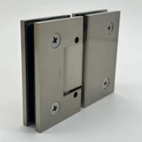 CV1E380, Adjustable 180 Degree Glass to Glass Hinge for Shower Door — CV1E380