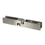 CY18, Square, Adjustable Railing/Fence Glass Clamp for 3/8″ or 1/2″ — CY18 — Brushed Stainless Steel