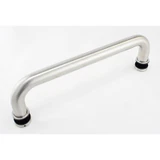 CM16512, Singled Side, Ø 1"X 12"(CTC), Solid Aluminum Straight Pull Handles. Clear Anodized — CM16512-AL — Clear Anodized