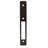 FL2112, Radius Faceplate For FL2110 Series Long Throw Deadlocks — FL2112 — Dark Bronze Anodized