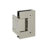 CGEN574, 5 Degree Pre-Set, Wall Mount Short Back Plate Hinge for Frameless Shower Door — CGEN574