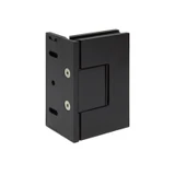 CEL044, Heavy Duty Adjustable Wall Mount offset Plate with Cover Plate Hinge, For 3/8"~1/2" Glass — CEL044MB