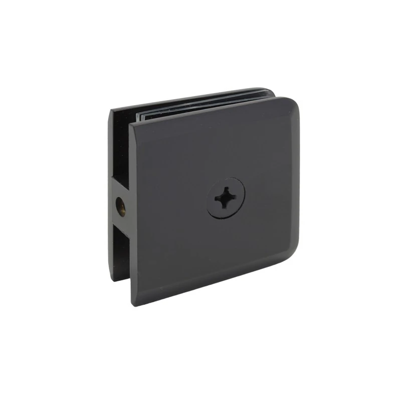 CBCU4 Fixed Panel Beveled, Wall / Ceiling Mount Heavy Duty Glass U Clamp — CBCU4