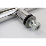 CLP Ladder Style, Back-to-Back Pull Entrance Door Handle, Stainless Steel 304 Tube in 1/16" Thickness — CLP24 — Polished Stainless Steel — CLP24