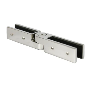 CY18, Square, Adjustable Railing/Fence Glass Clamp for 3/8″ or 1/2″ — CY18 — Polished Stainless Steel