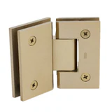 GEN045BBRZ,CRL Brushed Bronze Geneva 045 Series 135 Degree Glass-to-Glass Hinge