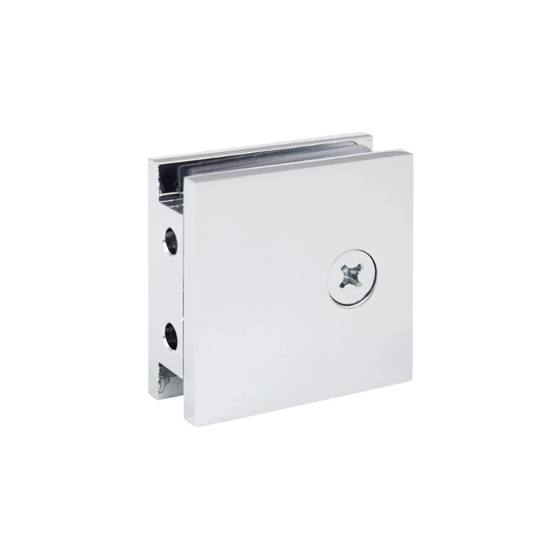 CSGCU1, Square, Fixed Panel Clamp for Shower Door — CSGCU1