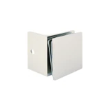 CSGC037, Fixed Panel Square Clamp With Leg for Frameless Shower Door — CSGC037