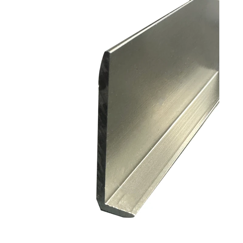 CL902,Brushed Nickel, 1/4" Aluminum L MOLDING Extrusion — CL902