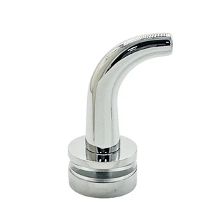 CDRH1, Robe Hook for 5/16-1/2" Glass, Thru-Glass Mounting — CDRH1