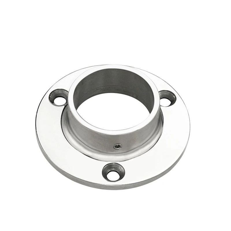 CFL-424, Round Flange Stainless Steel 316 for Ø 1 3/4" Diameter Round Handrail Tube — CFL-424 — Polished Stainless Steel