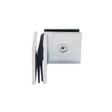 CSGC0F90, 90 Degree Square Glass Clamp for Frameless Shower Door — CSGC0F90