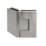 CEL045, Heavy Duty Glass-to-Glass 135° with Cover Plate Hinge, For 3/8"~1/2" Glass — CEL045BN