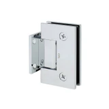 CGEN574, 5 Degree Pre-Set, Wall Mount Short Back Plate Hinge for Frameless Shower Door — CGEN574